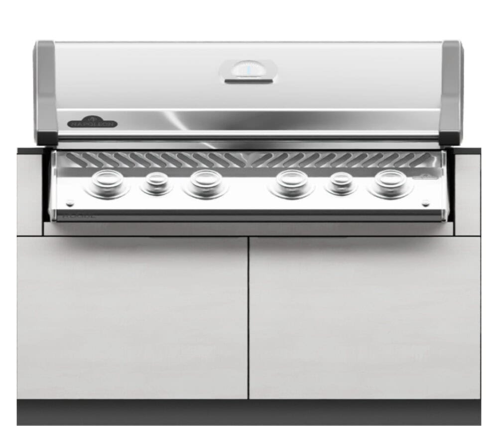 Grill Cabinet - 59 inches (150 cm) with Doors - Image 3