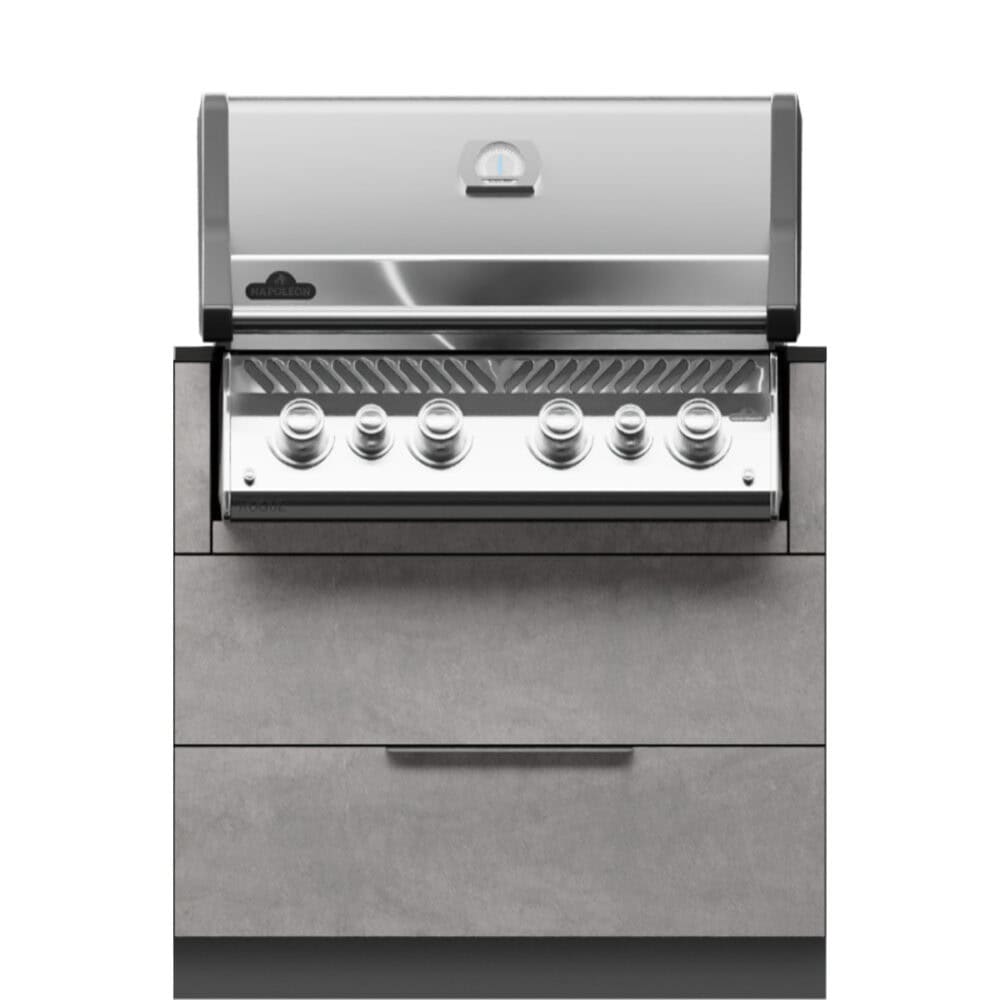 Grill Cabinet - 35.43 inches (90 cm) with Drawers