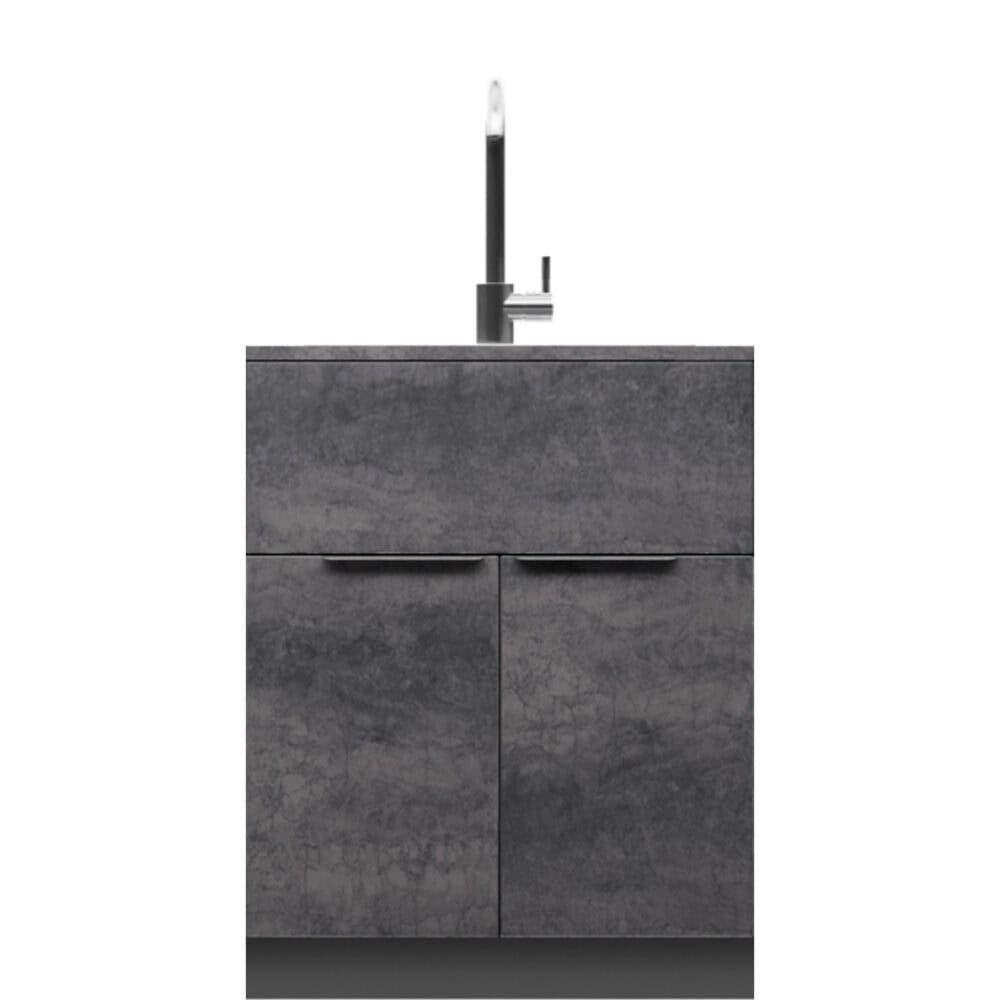 Sink Cabinet - 27.55 inches (70 cm) with Doors - Image 2