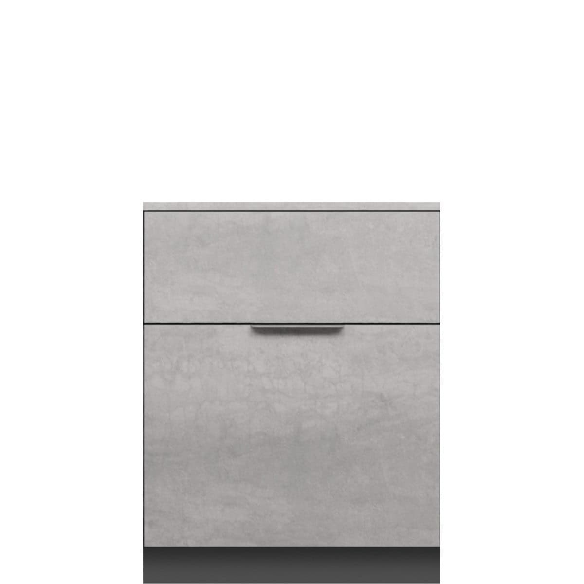Trash and Storage Cabinet 2 Drawer 700_GR